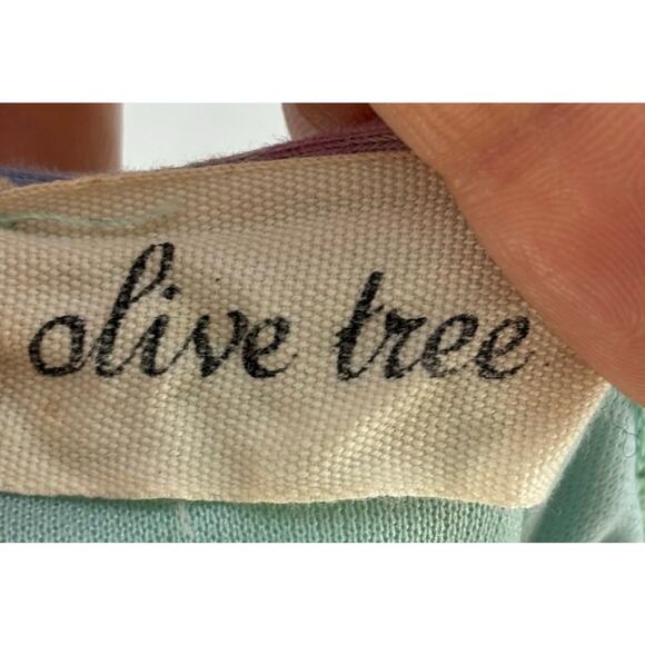 Summer Bodycon Mini Dress Tie Dye Cowl Neck Sexy Women's SMALL Olive Tree - Picture 10 of 10